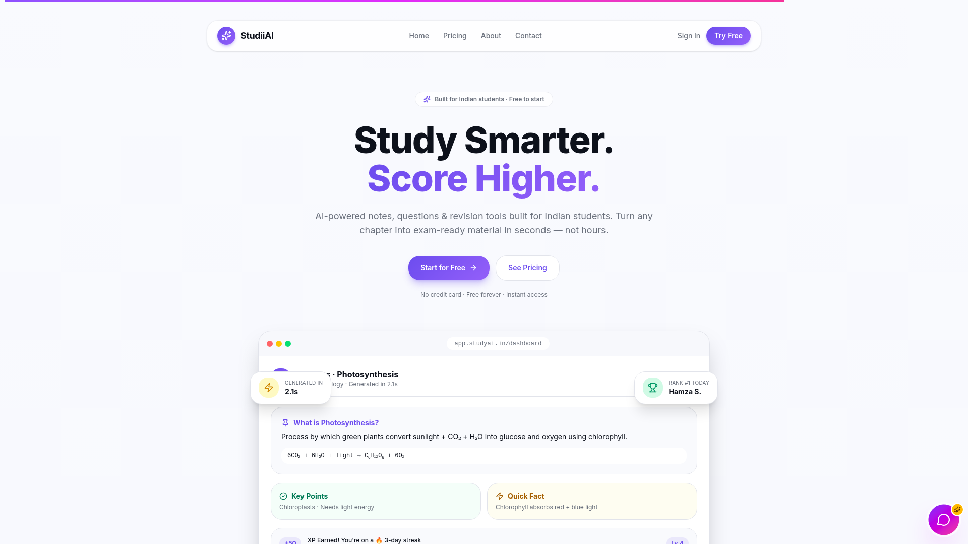 StudiiAI — The AI Study Companion for Students